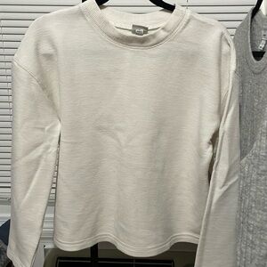 Light/Creme Flared Sleeve Sweater